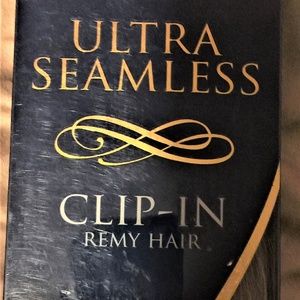 ULTRA SEAMLESS CLIP IN REMY 100% HUMAN HAIR LT BRN